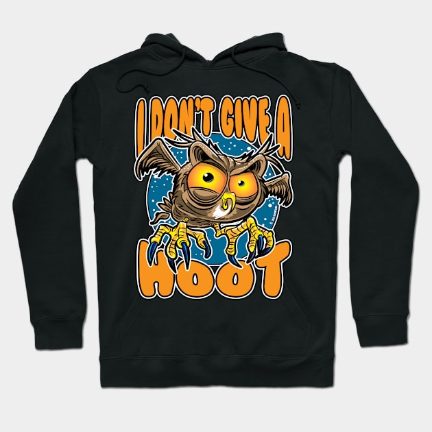 I Don't Give A Hoot Owl Hoodie by eShirtLabs